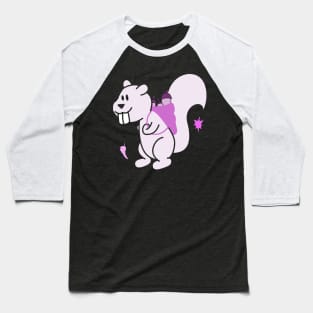 Busy Squirrel Baseball T-Shirt